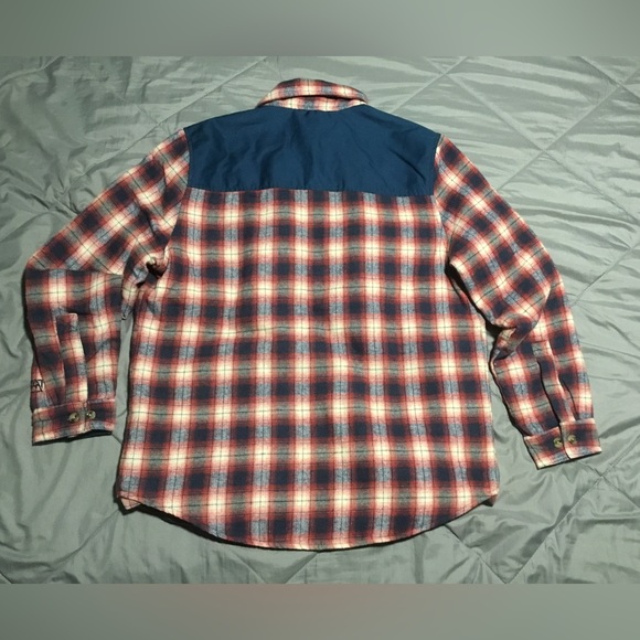 Flannel shirt jacket with quilted lining - Picture 2 of 7